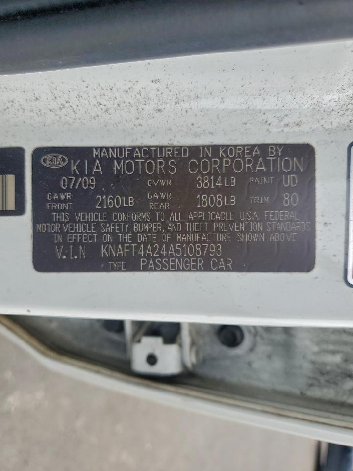 2010 KIA FORTE LX photo 13