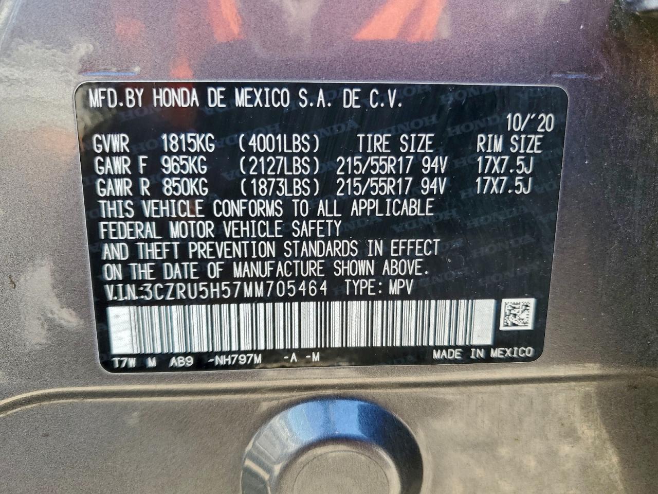 2021 HONDA HR-V EX photo 14