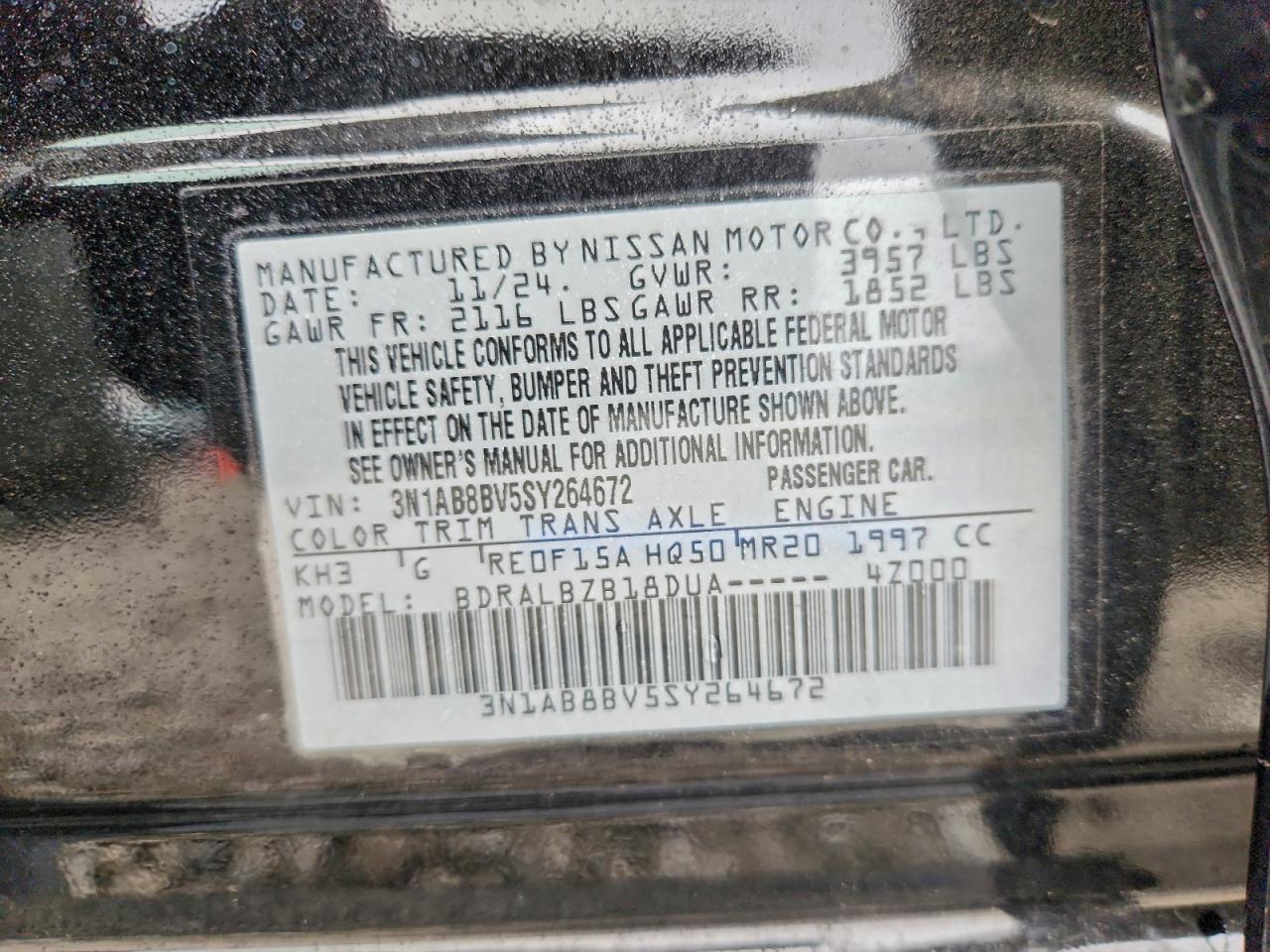 2025 NISSAN SENTRA S photo 23