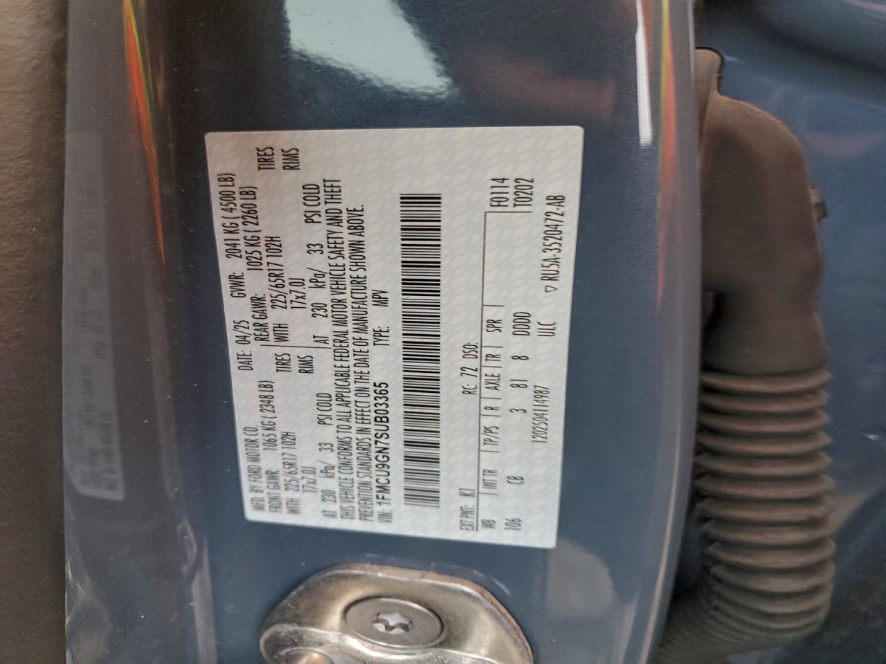 2025 FORD ESCAPE ACTIVE photo 25