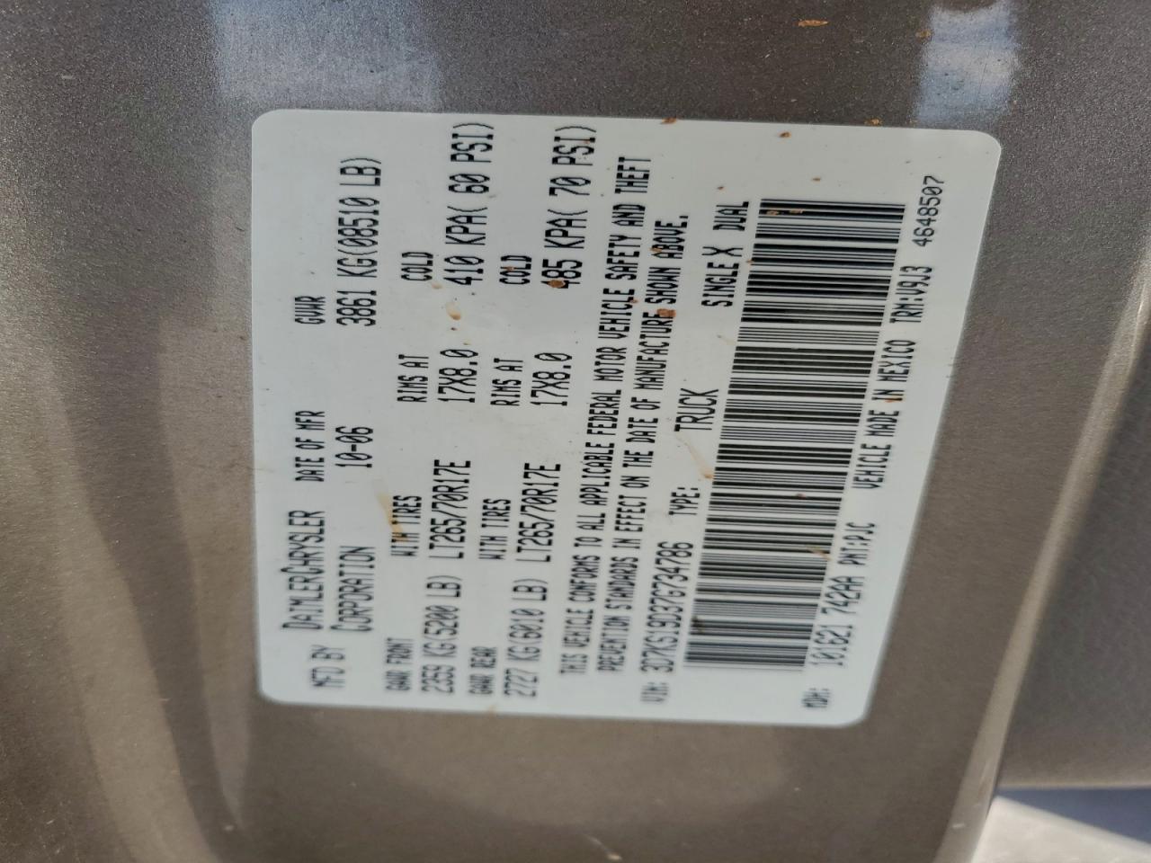 2007 DODGE RAM 1500 photo 34
