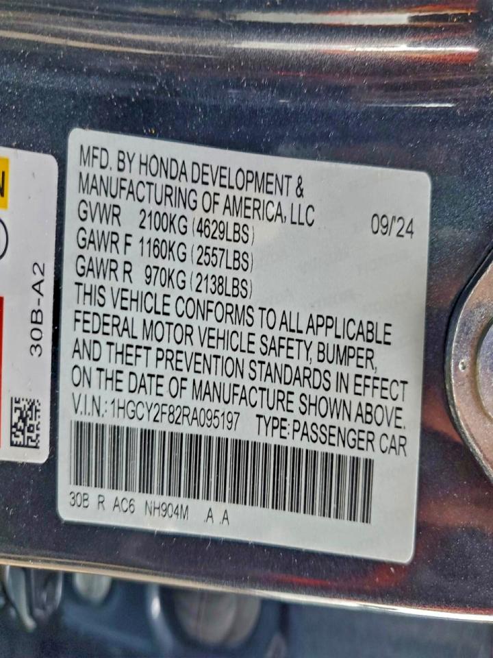 2024 HONDA ACCORD TOURING HYBRID photo 23