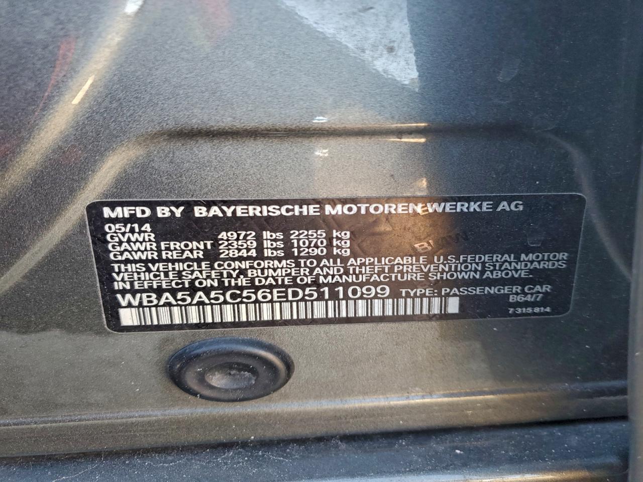 2014 BMW 528 I photo 37