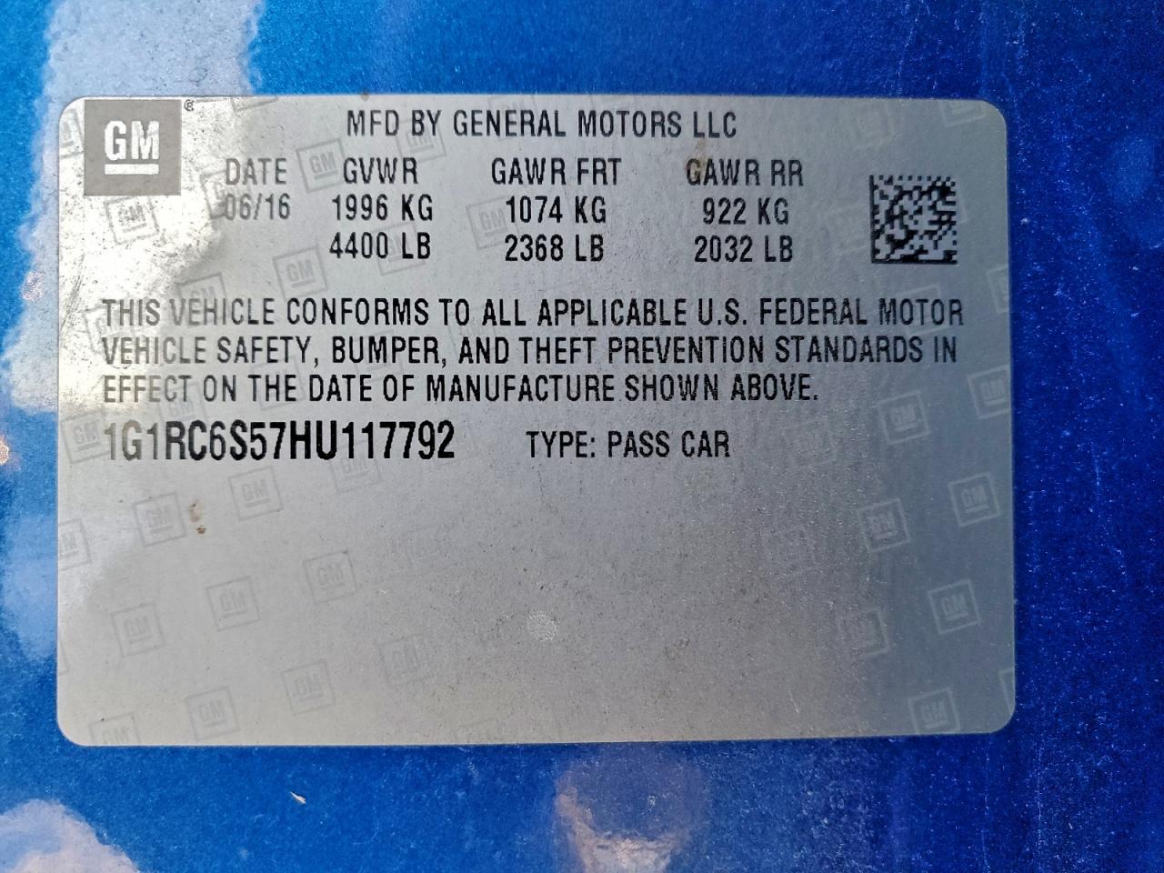2017 CHEVROLET VOLT LT photo 23