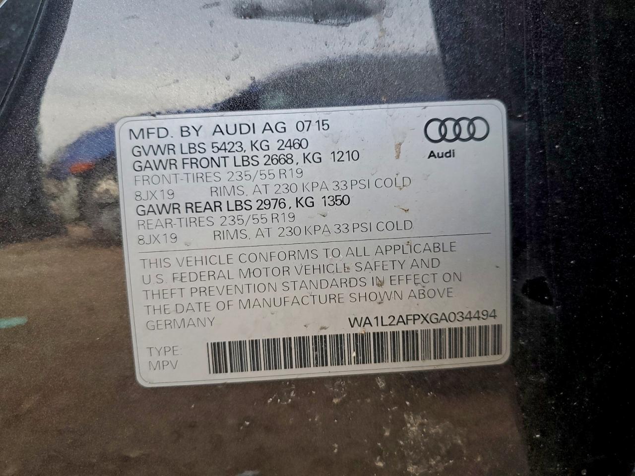 2016 AUDI Q5 PREMIUM PLUS photo 23