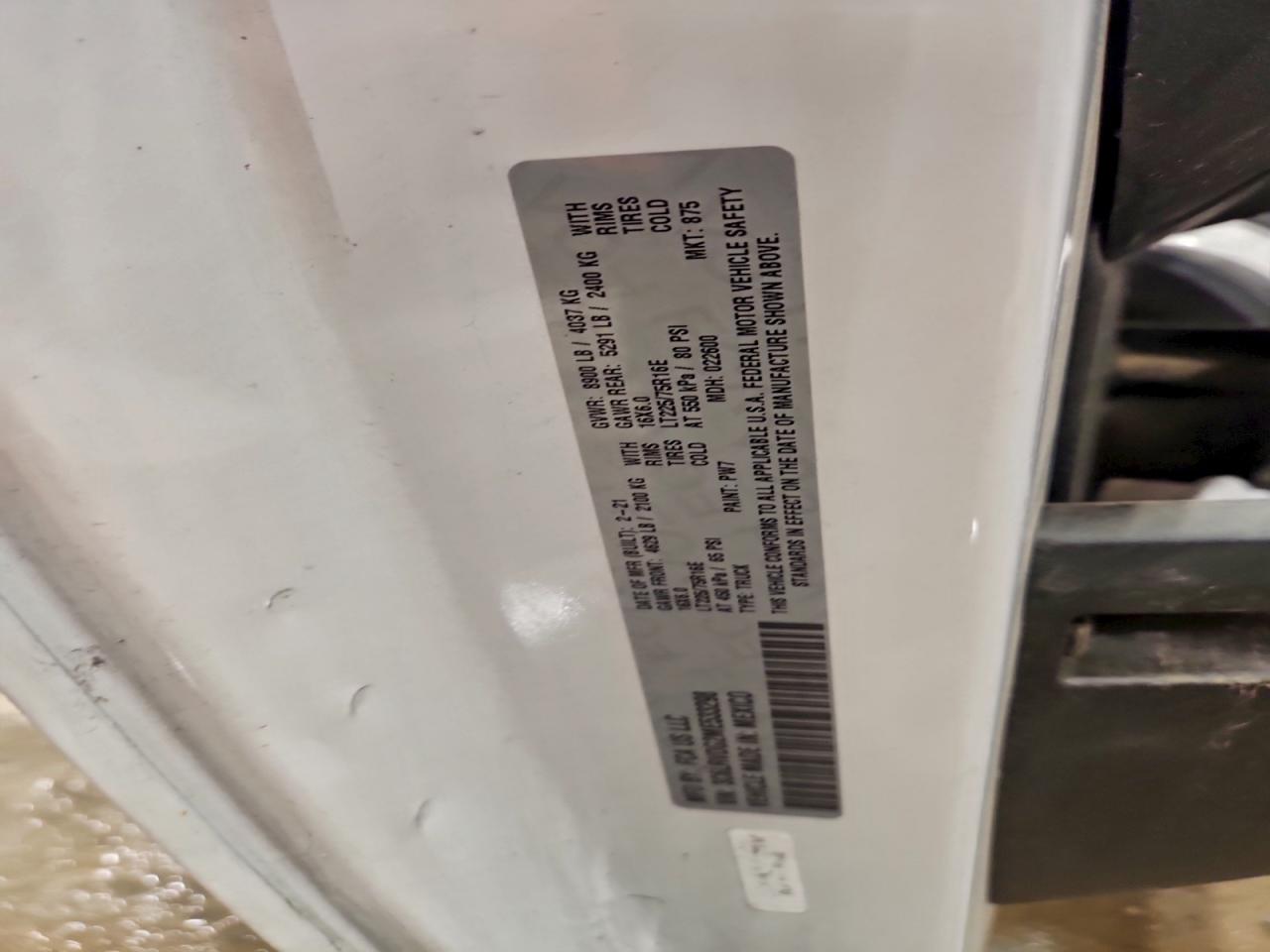 2021 RAM PROMASTER 2500 DELIVERY VAN photo 34