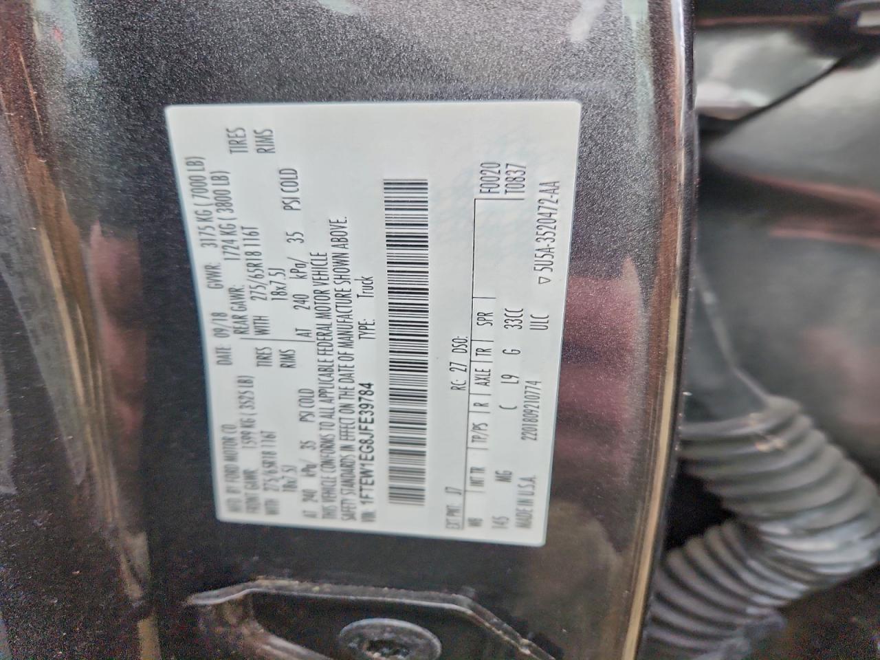 2018 FORD F150 SUPERCREW photo 23