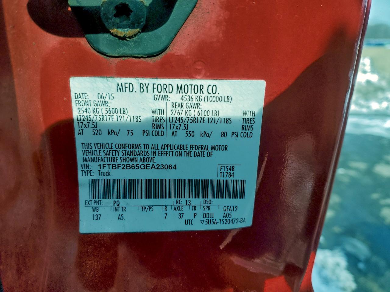 2016 FORD F250 SUPER DUTY photo 34