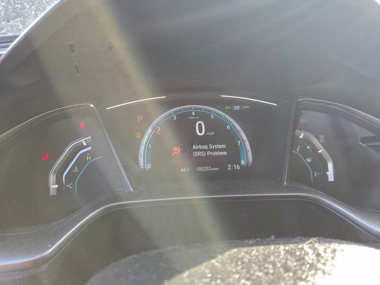 2020 HONDA CIVIC EX photo 9