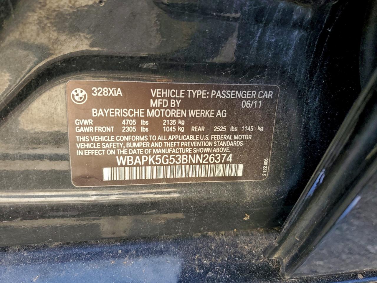 2011 BMW 328 XI SULEV photo 34