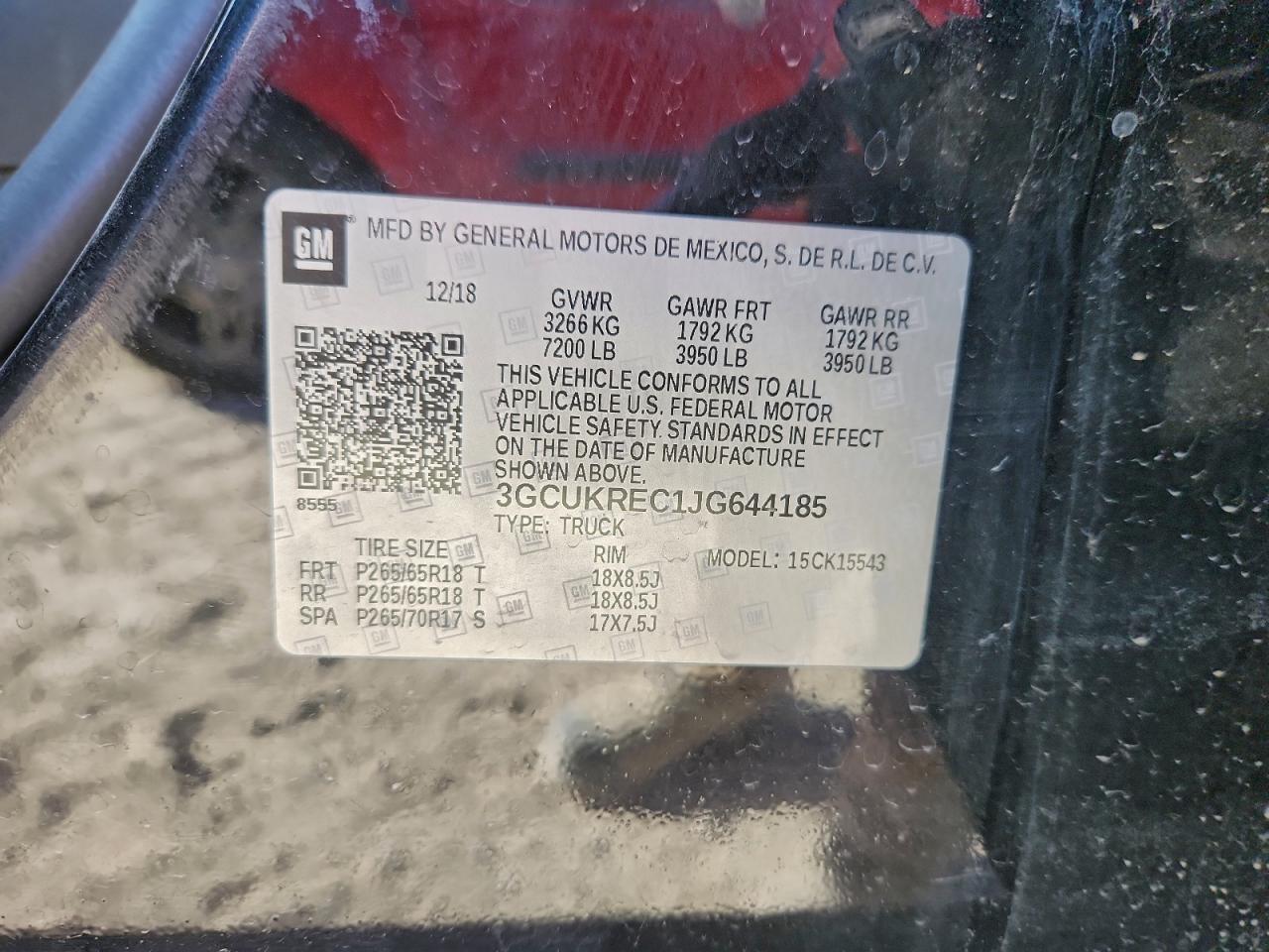 2018 CHEVROLET SILVERADO K1500 LT photo 23