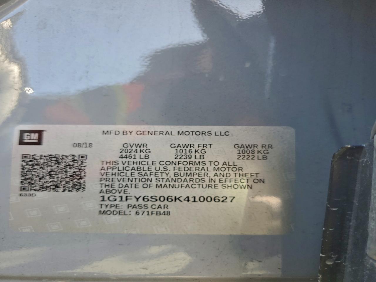 2019 CHEVROLET BOLT EV LT photo 13
