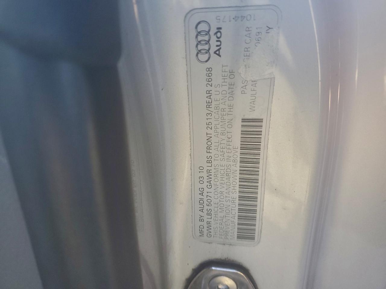 2010 AUDI A5 PREMIUM PLUS photo 45