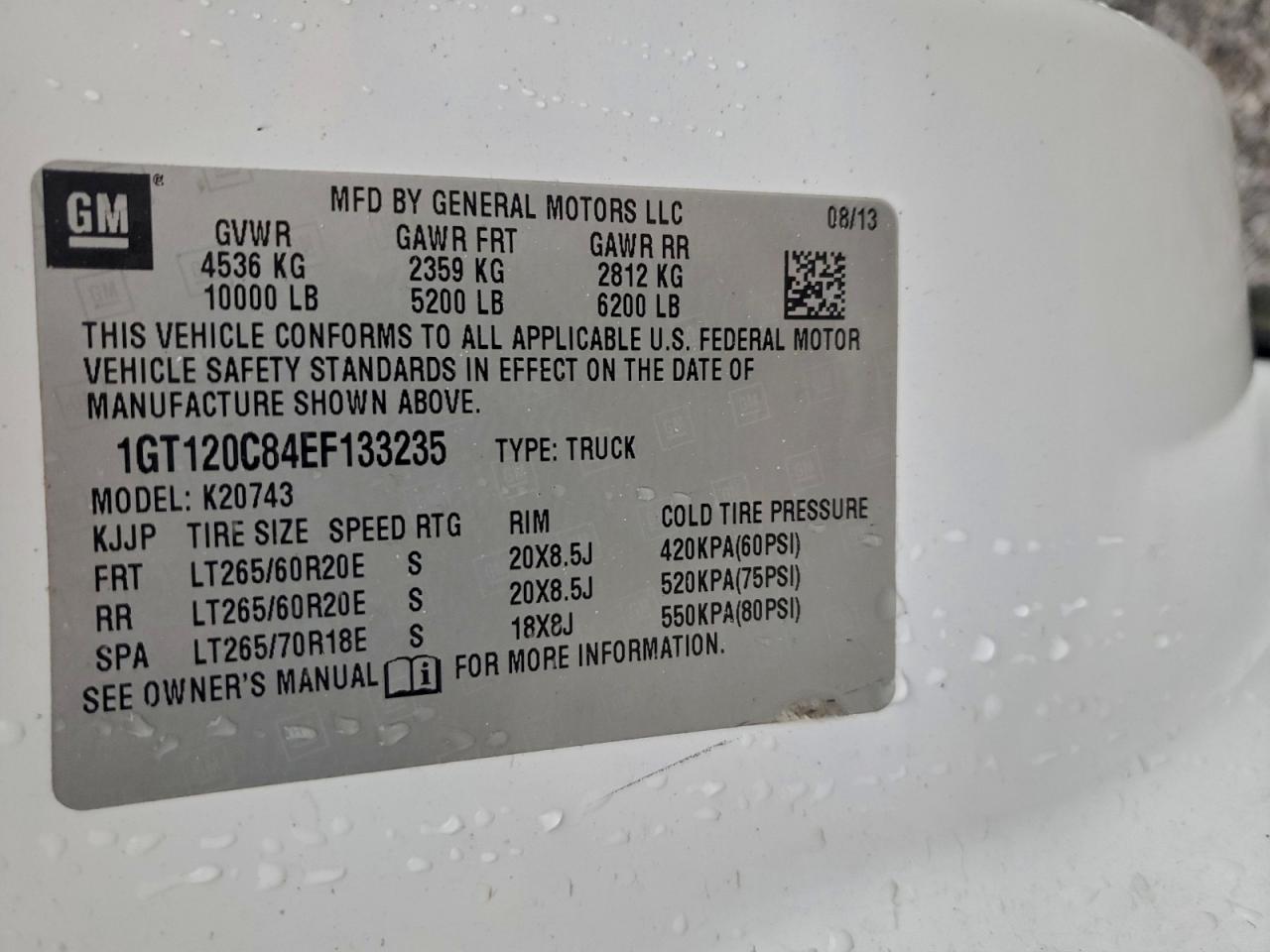 2014 GMC SIERRA K2500 SLE photo 13