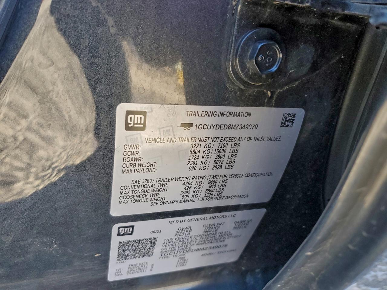 2021 CHEVROLET SILVERADO K1500 LT photo 13