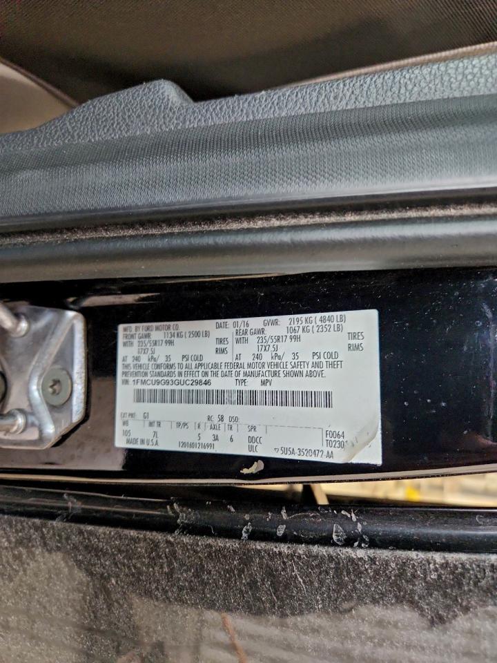 2016 FORD ESCAPE SE photo 25