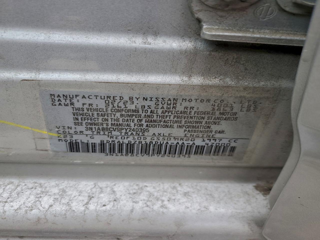 2023 NISSAN SENTRA SV photo 12