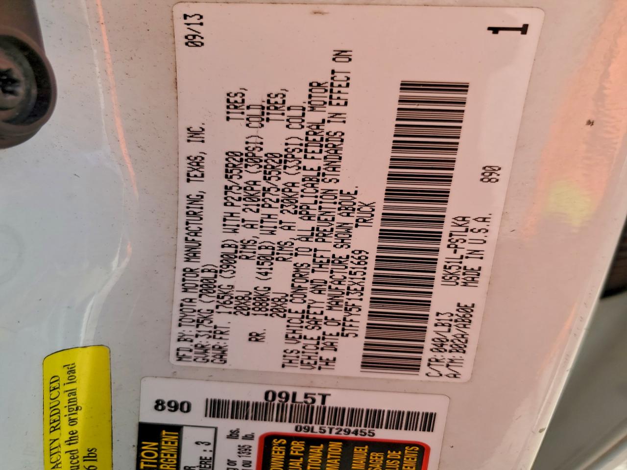 2014 TOYOTA TUNDRA CREWMAX LIMITED photo 23