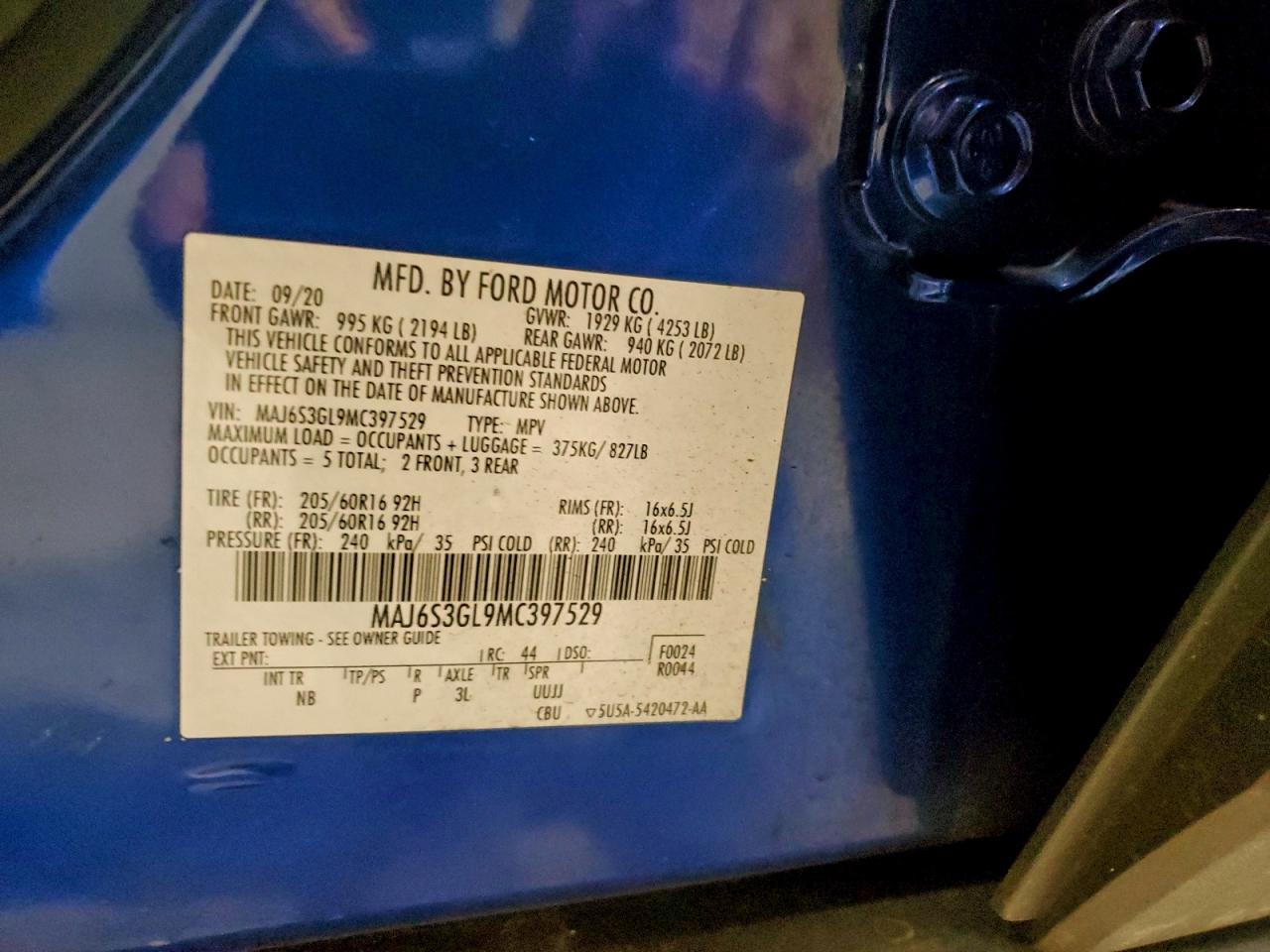 2021 FORD ECOSPORT SE photo 27