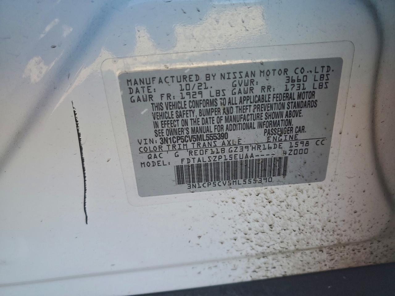 2021 NISSAN KICKS SV photo 23