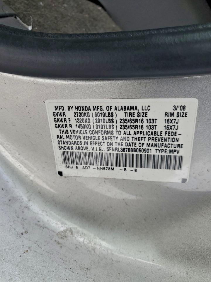 2008 HONDA ODYSSEY EXL photo 27