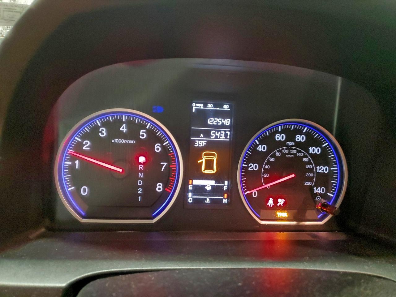2009 HONDA CR-V EXL photo 9