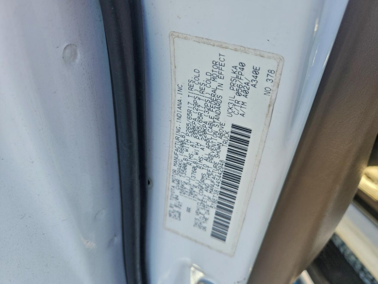 2004 TOYOTA TUNDRA DOUBLE CAB LIMITED photo 12