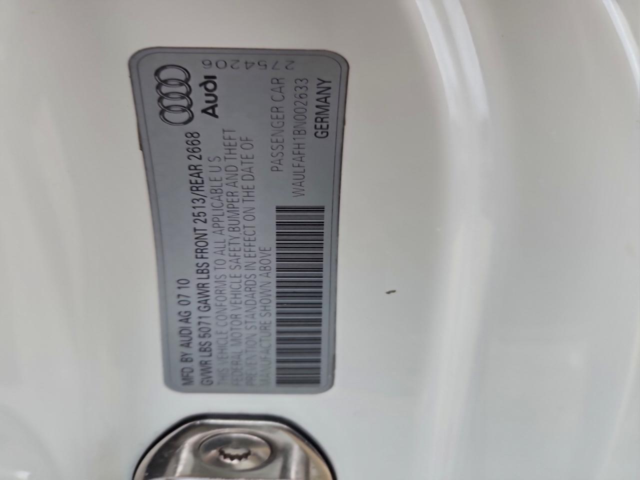 2011 AUDI A5 PREMIUM PLUS photo 13