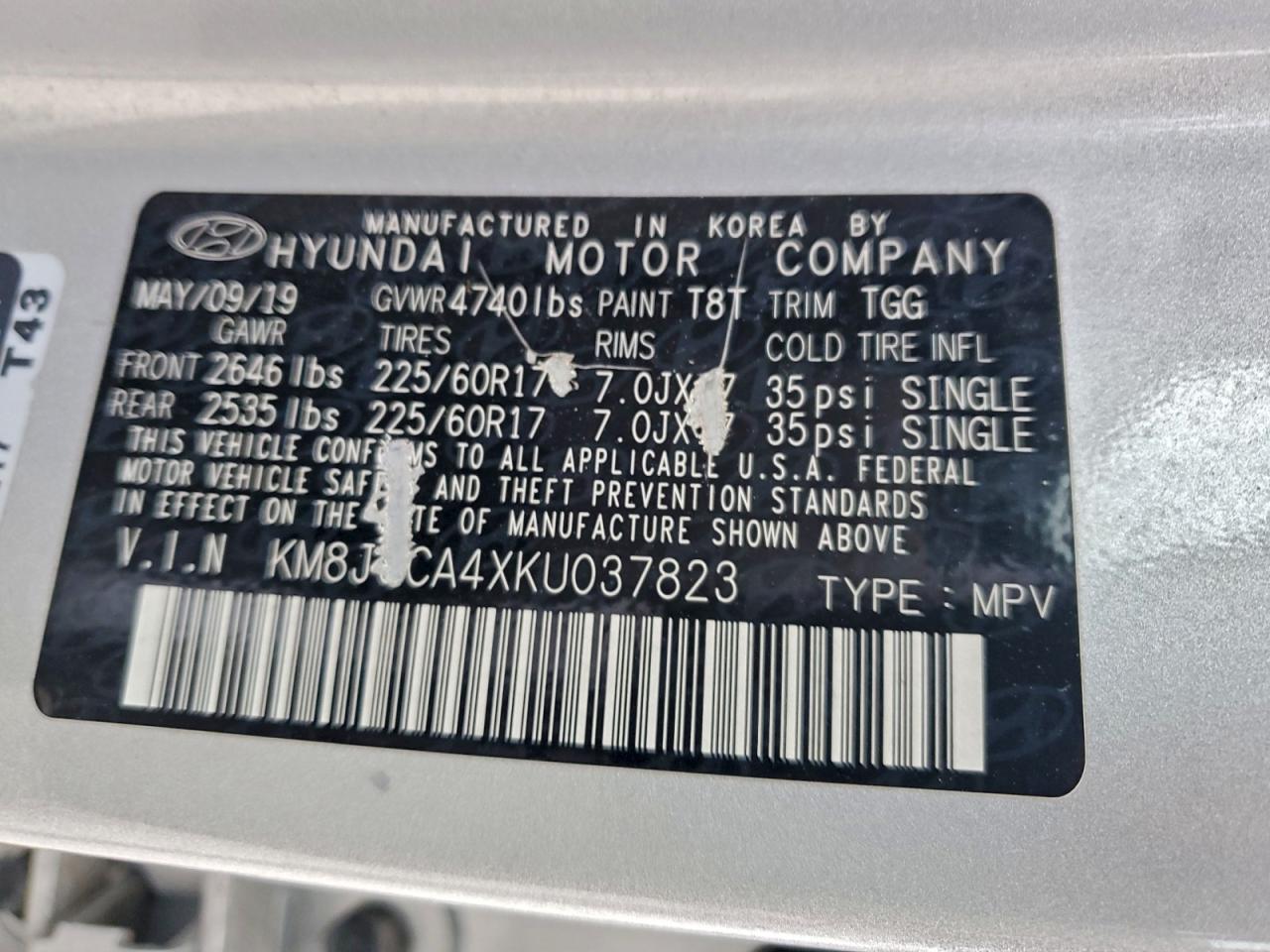 2019 HYUNDAI TUCSON LIMITED photo 25
