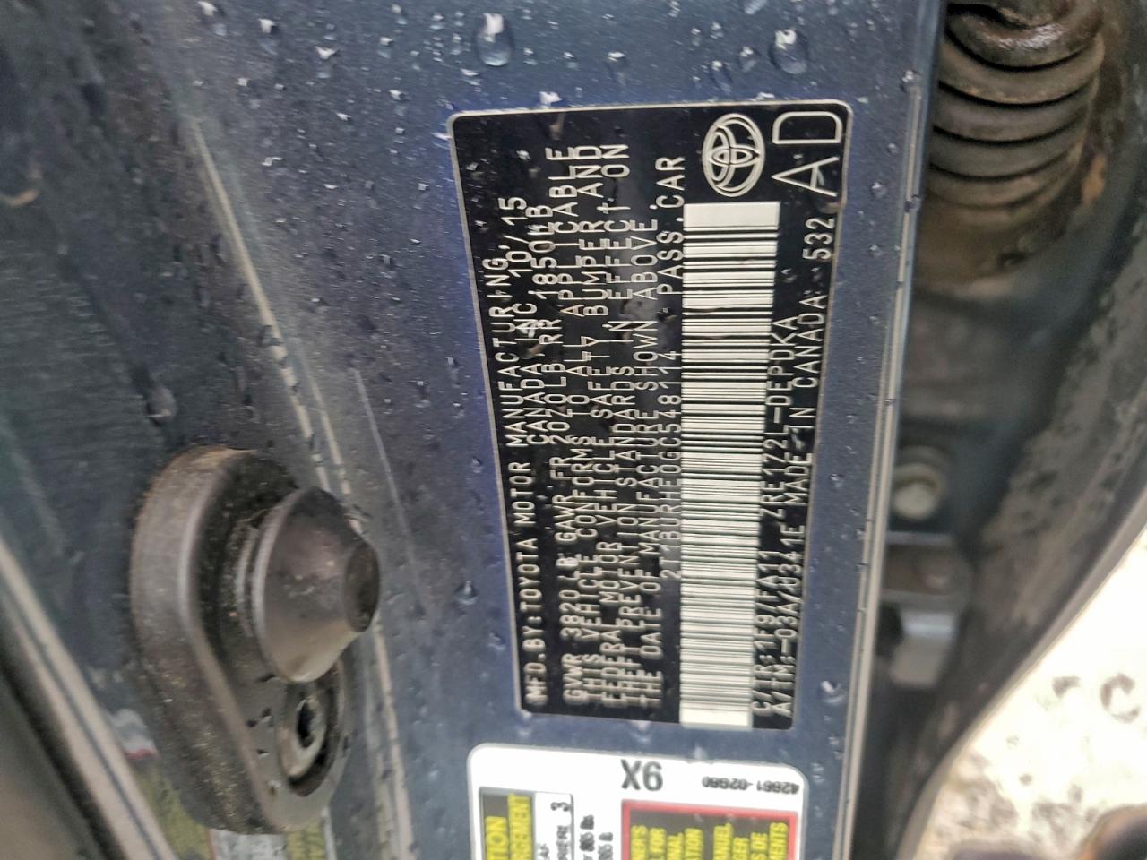 2016 TOYOTA COROLLA L photo 13