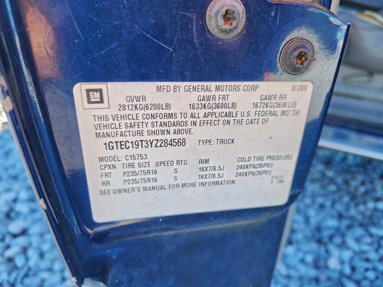 2000 GMC NEW SIERRA C1500 photo 37