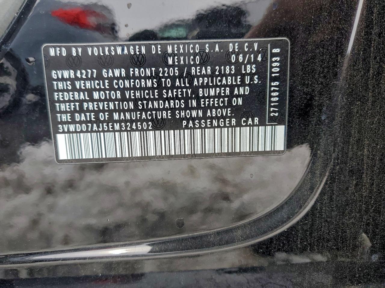 2014 VOLKSWAGEN JETTA SE photo 12