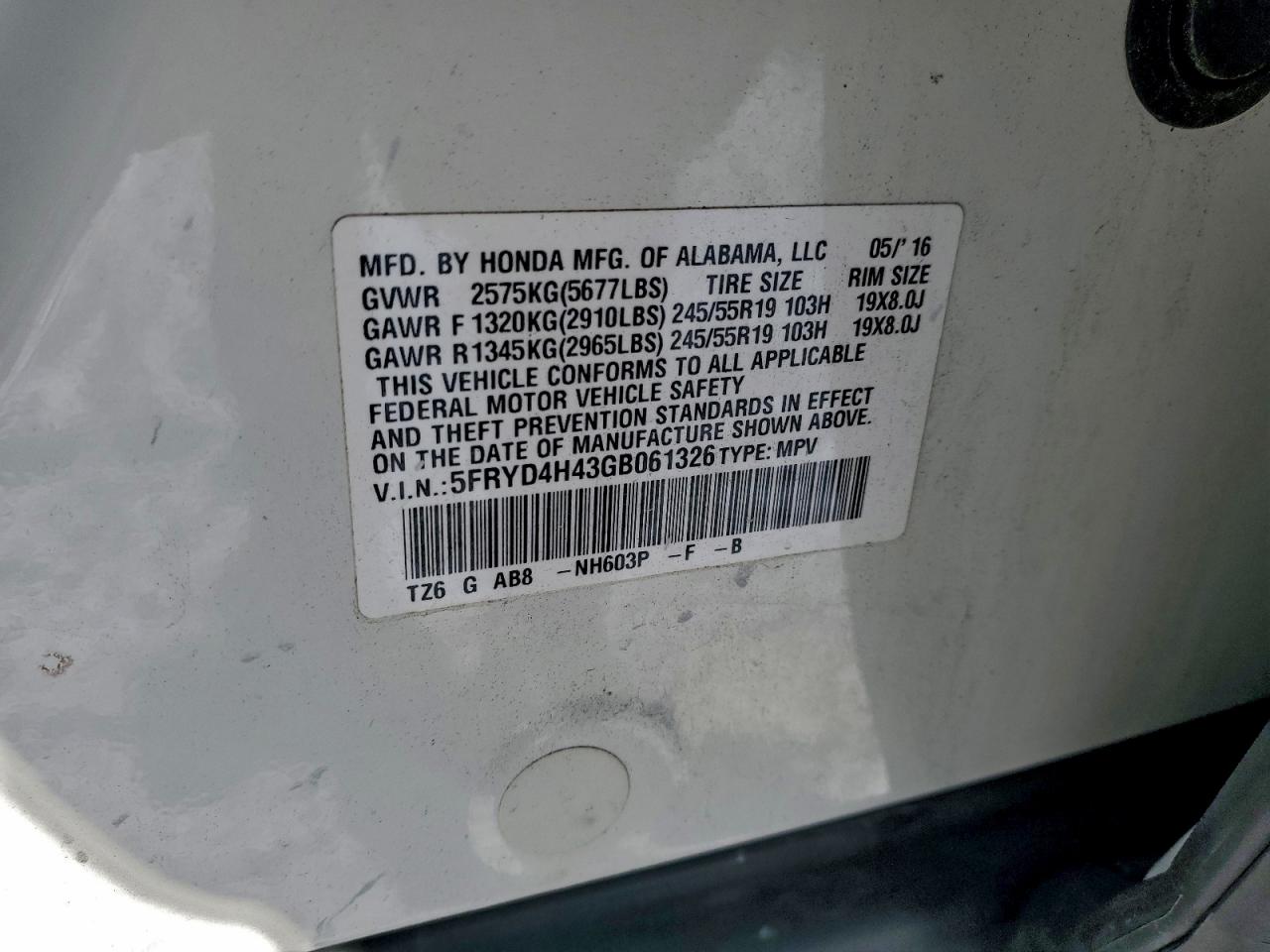 2016 ACURA MDX TECHNOLOGY photo 13