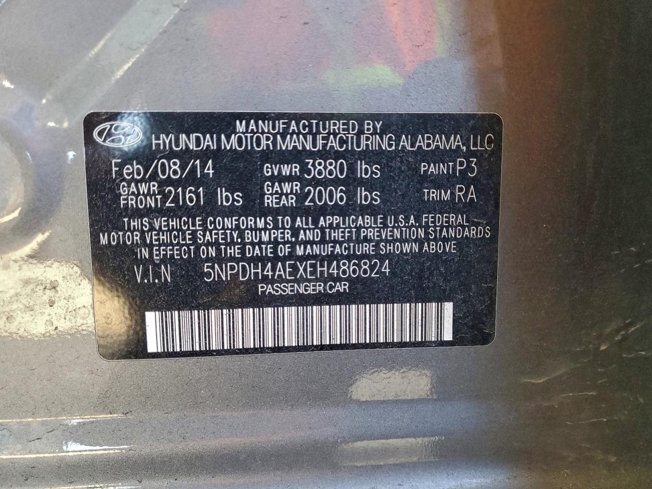 2014 HYUNDAI ELANTRA SE photo 13