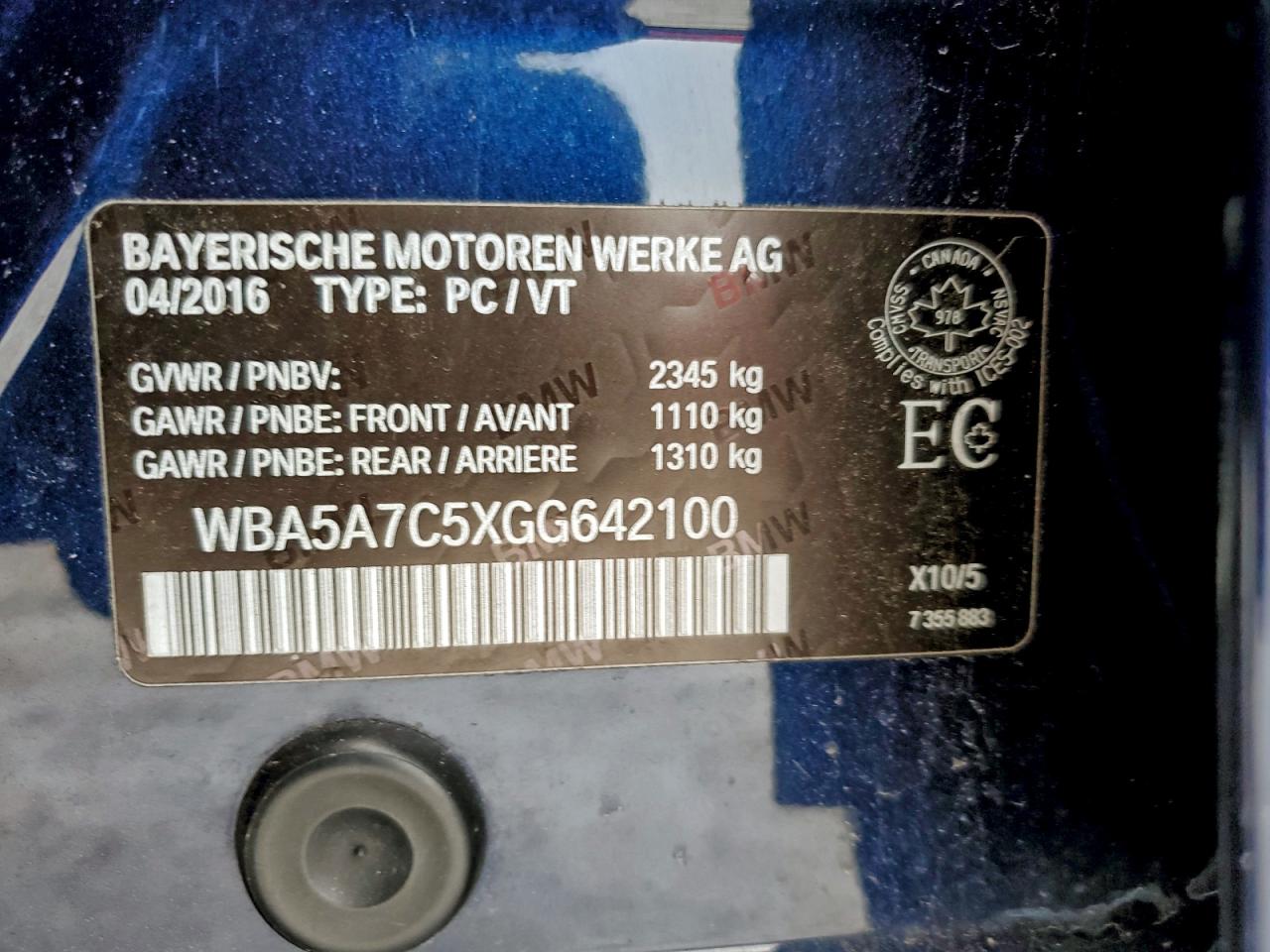 2016 BMW 528 XI photo 12