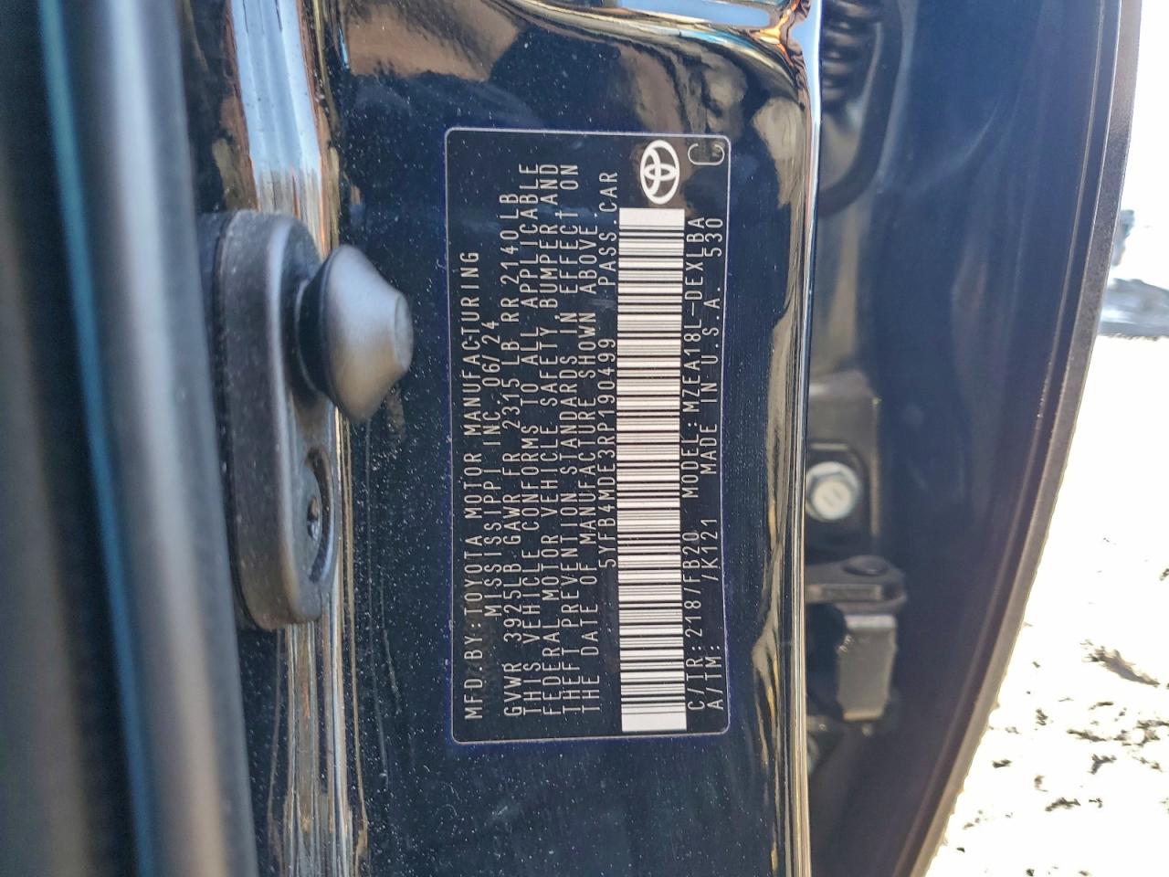 2024 TOYOTA COROLLA LE photo 23