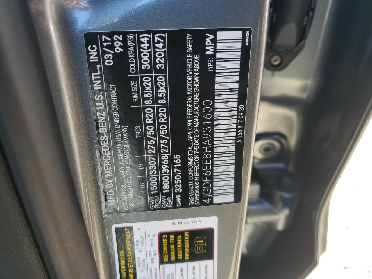 2017 MERCEDES-BENZ GLS 450 4MATIC photo 13