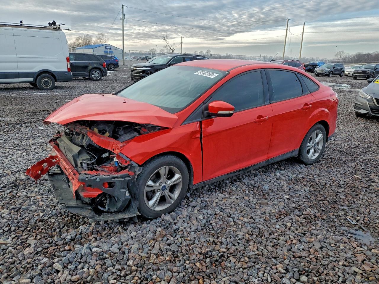 2013 FORD FOCUS SE — FRONT END damage — photo 1