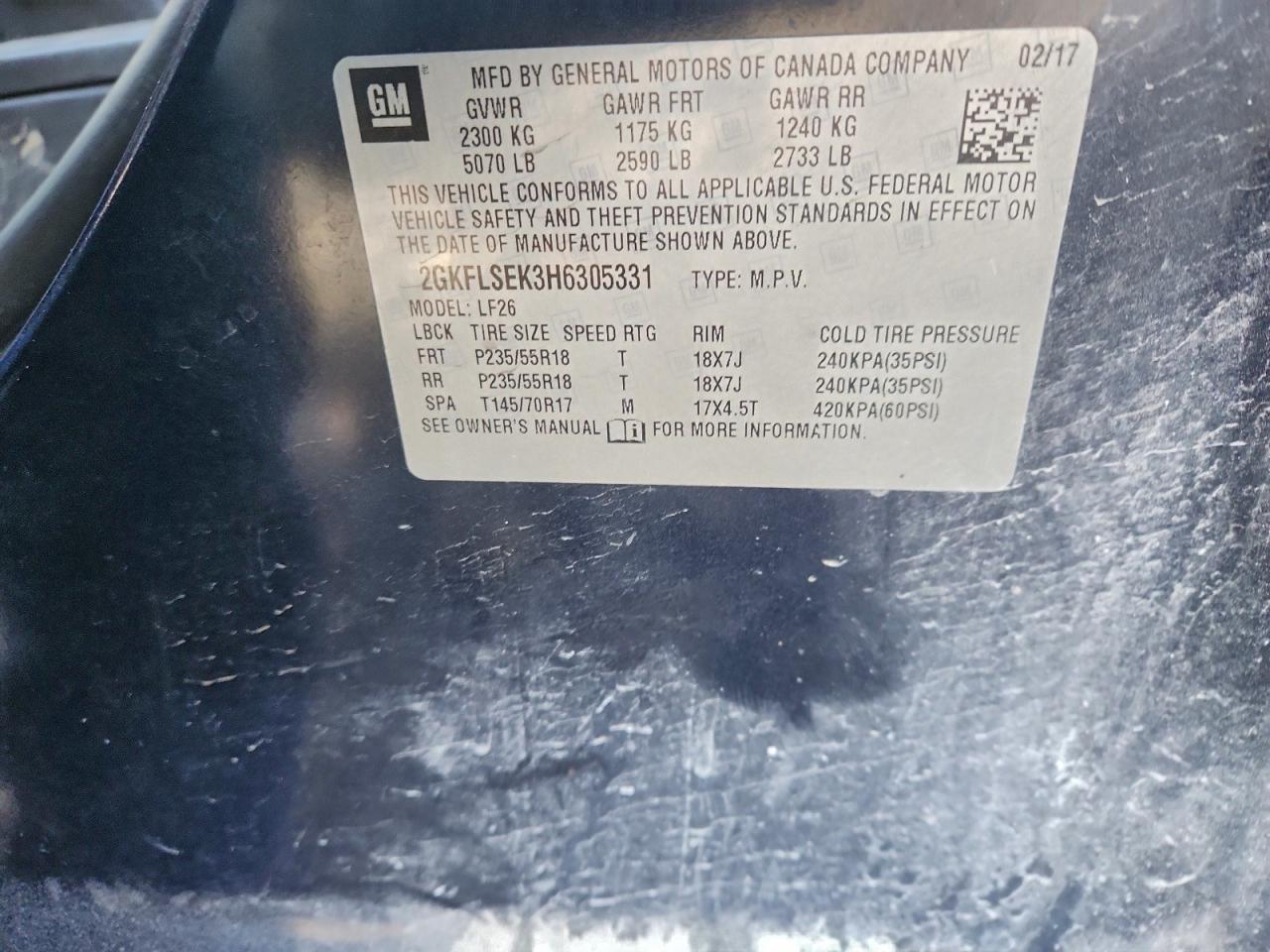 2017 GMC TERRAIN SLE photo 27