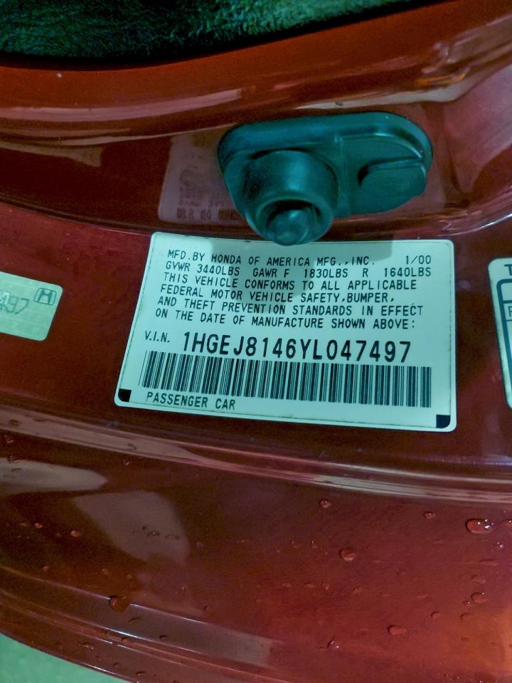 2000 HONDA CIVIC EX photo 34