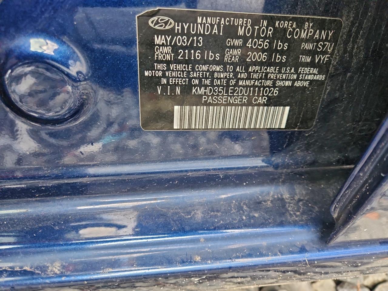 2013 HYUNDAI ELANTRA GT photo 23