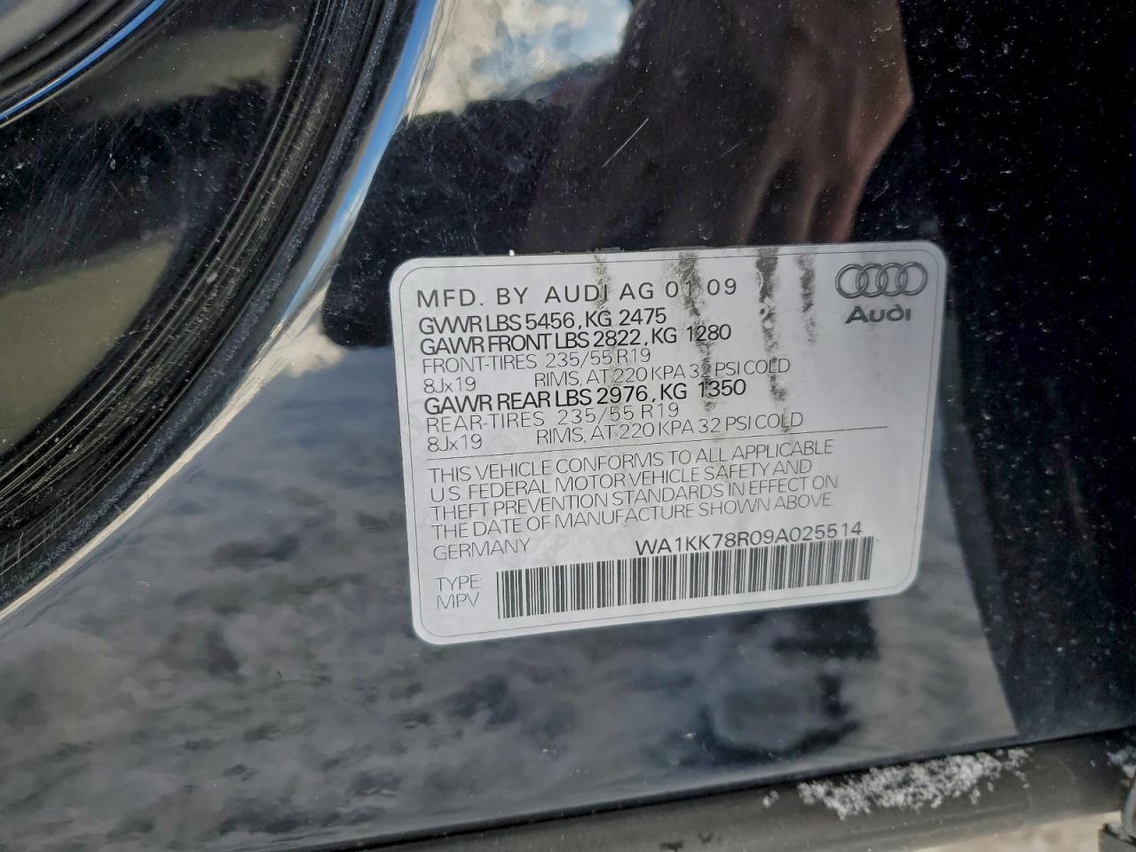 2009 AUDI Q5 3.2 photo 49