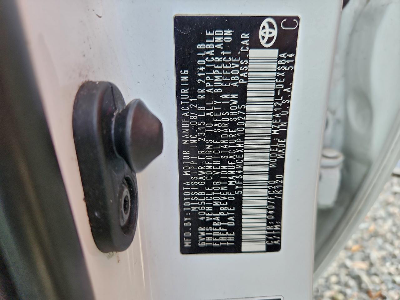 2022 TOYOTA COROLLA SE photo 37