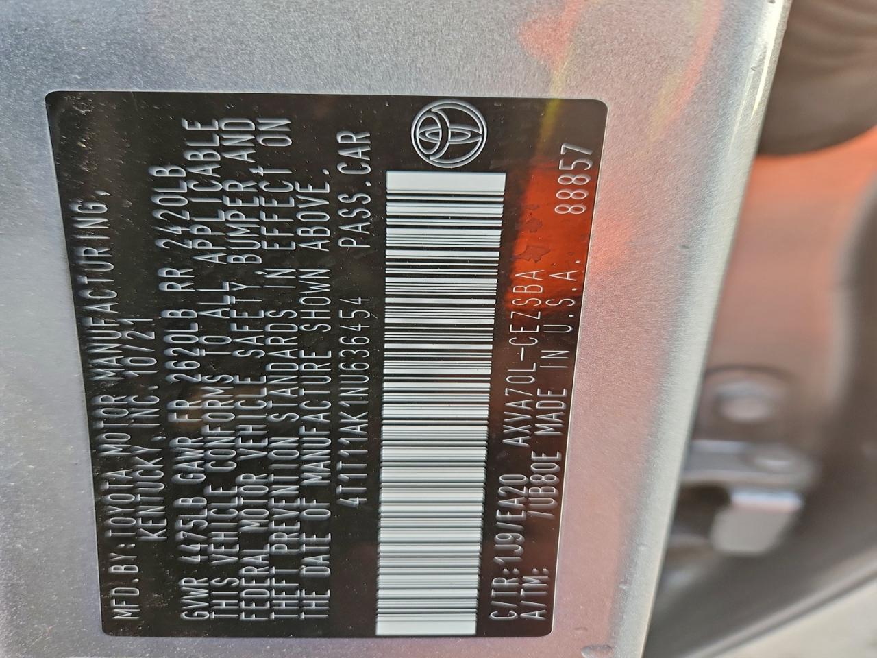 2022 TOYOTA CAMRY SE photo 23