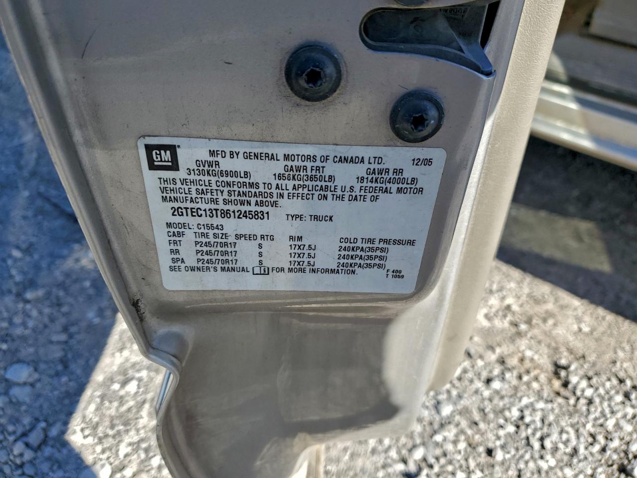 2006 GMC NEW SIERRA C1500 photo 12