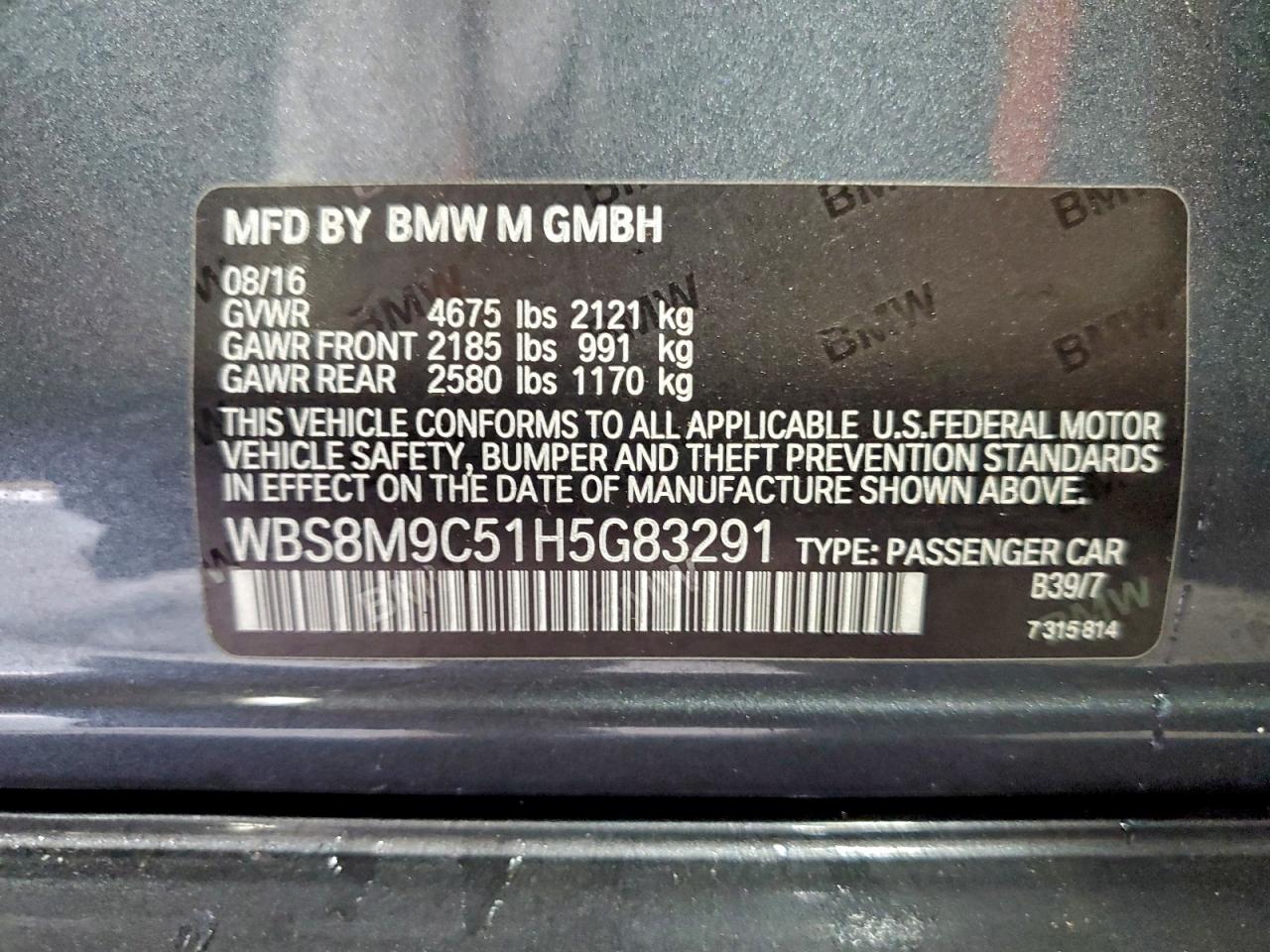 2017 BMW M3 photo 12