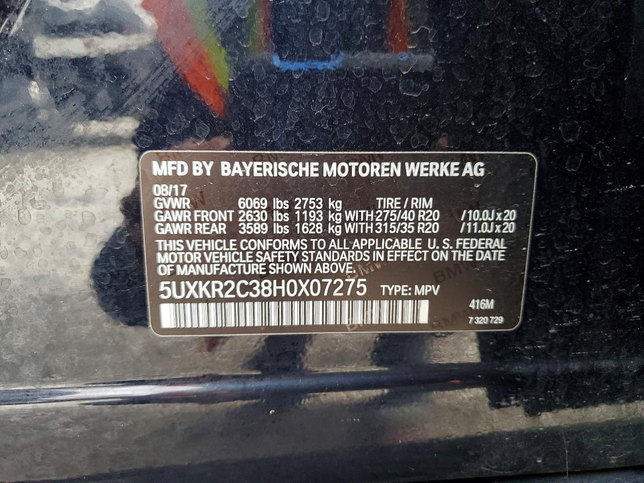 2017 BMW X5 SDRIVE35I photo 13