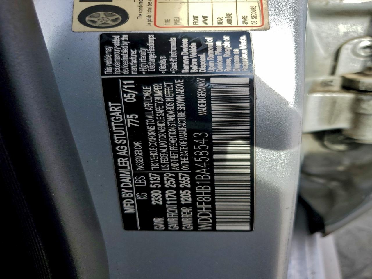 2011 MERCEDES-BENZ E 350 4MATIC photo 12