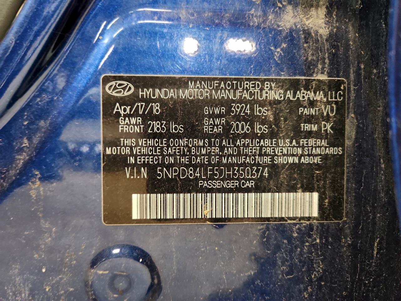2018 HYUNDAI ELANTRA SEL photo 45