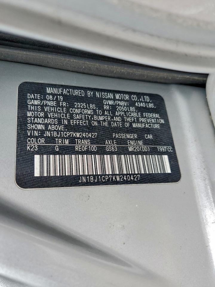 2019 NISSAN ROGUE SPORT S photo 13